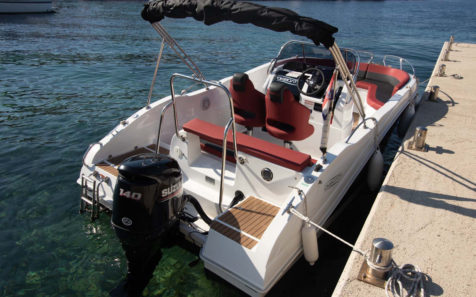 Baracuda 545 rent a boat Pag view 4