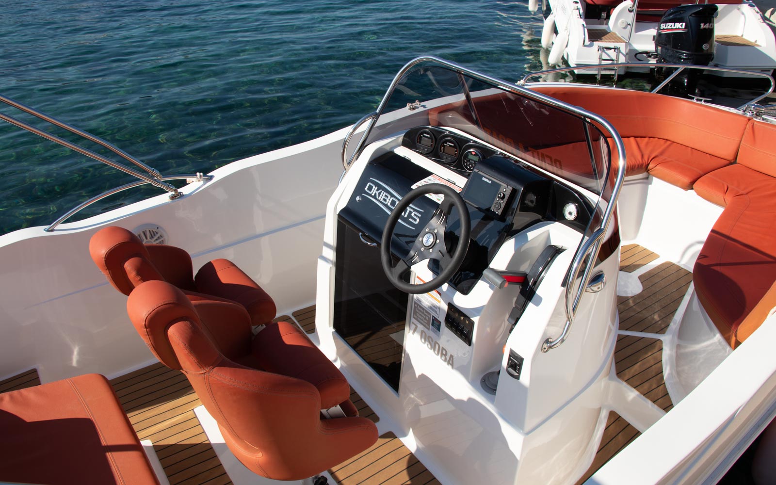 Baracuda 545 rent a boat Pag view 7