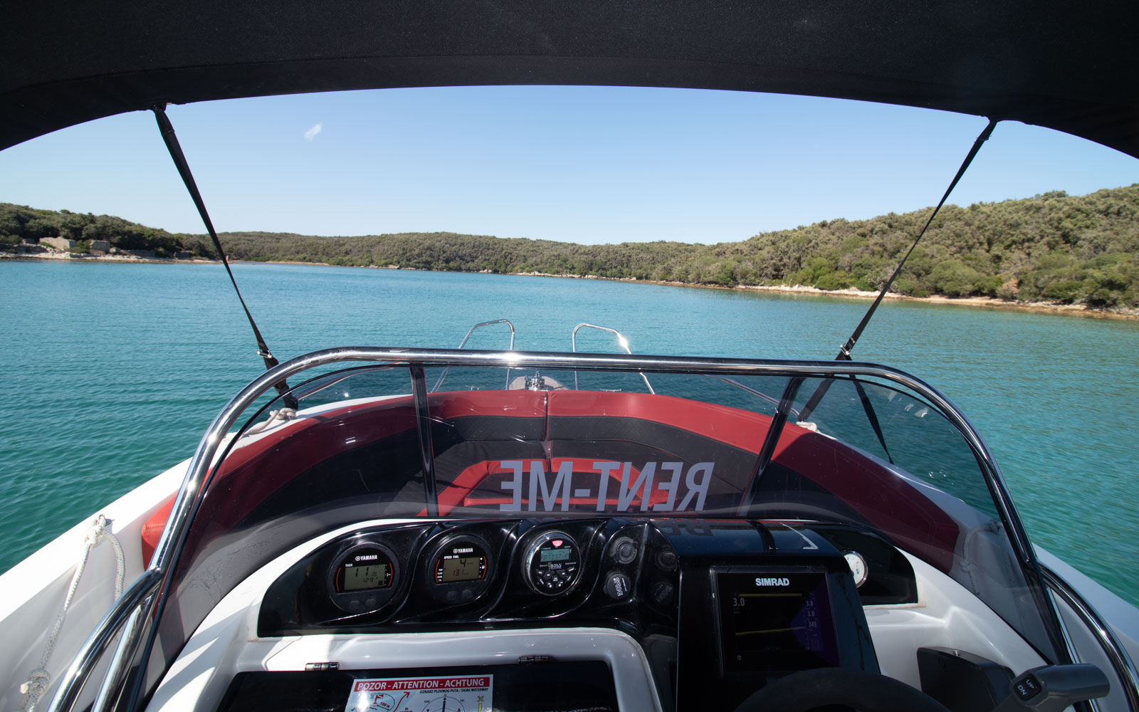 Baracuda 545 rent a boat Pag view 14